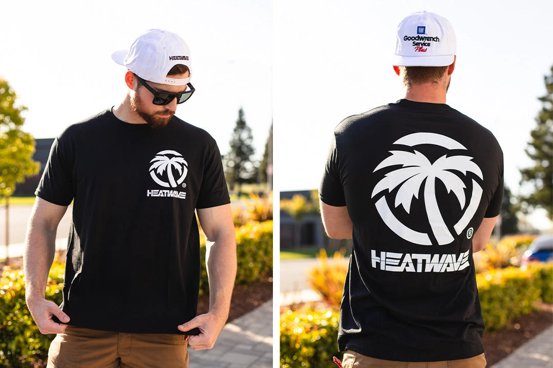 Heat Wave Billboard T-Shirt Black ( SIZE XL ONLY) 2 Heat Wave Billboard T-Shirt Black ( SIZE XL ONLY) - Image 2