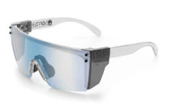 Lazer Face Glasses: CLEAR BLUE LIGHT BLOCKING LENS Z87 -Heat Wave Visual Blue Light Blockers Smoke