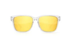 Apollo Sunglasses: Vapor Clear -Heat Wave Visual Clear Gold Rush Front