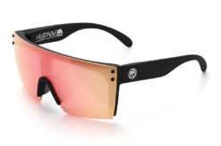 H2O Lazer Face Floating Sunglasses: 23 H2O Lazer Face Floating Sunglasses: -Heat Wave Visual LazerFace H2O Black Rose Gold Angle
