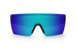 Performance Lazer Face Sunglasses: Galaxy Z87+ -Heat Wave Visual LazerFace Perf Black Matte Galaxy Front