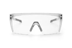Performance Lazer Face Sunglasses: Anti Fog Clear Lens Z87+ -Heat Wave Visual LazerFace Perf Clear Clear Front