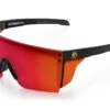 Performance XL Lazer Face Sunglasses: Red/Orange Z87+