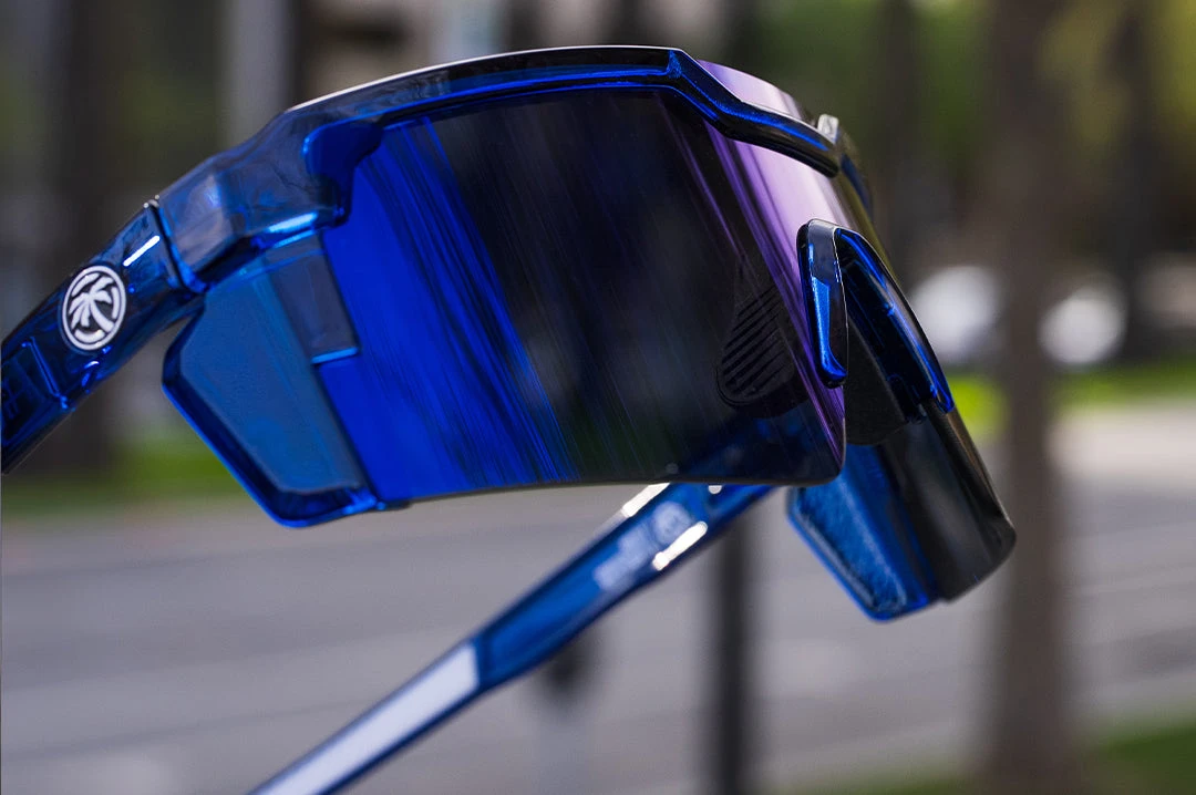 Future Tech Sunglasses: Neon Blue Frame Z87+ 5 Future Tech Sunglasses: Neon Blue Frame Z87+ - Image 5