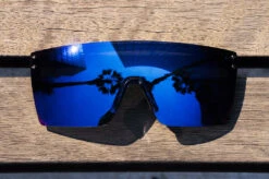 Lazer Face Sunglasses: Neon Blue Z87 10 Lazer Face Sunglasses: Neon Blue Z87 -Heat Wave Visual Neon Lazer 1