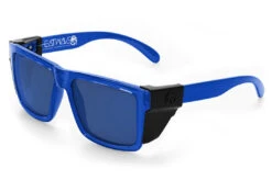 XL VISE Z87 Sunglasses Neon Blue Frame -Heat Wave Visual Neon Blue Black 42f8649f d5fe 41b9 a544 e13fdf6ace8c