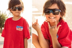 Kids Lazer Face Sunglasses: Static -Heat Wave Visual Static Kid