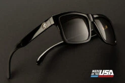 USA VISE Sunglasses: GLOSS BLACK -Heat Wave Visual USA Black 617c71df 7320 4d6b a89c eca53b524a32