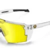 Future Tech Sunglasses: Vapor Clear Frame Hi-Vis Yellow Lens Z87+