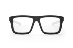 Performance XL VISE Sunglasses Frame: Anti Fog Clear Lens Z87+ -Heat Wave Visual Vise XL Perf Black Matte Clear Front