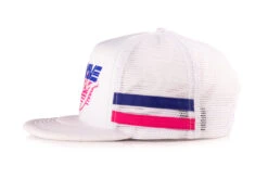 HWV Highlighter Racing Wild Foam Hat -Heat Wave Visual Wild White Hat 2