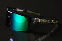 Future Tech Sunglasses: Woodland Camo Customs Z87+ -Heat Wave Visual Woodland