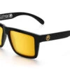 XL VISE Z87 Sunglasses Black Frame: Gold Lens