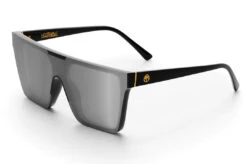 Clarity Sunglasses: BLACK -Heat Wave Visual clarity black render SILVER