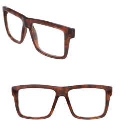 Custom Vise -Heat Wave Visual frame tortoise