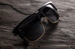 Interceptor 2.0 Sunglasses: BLACK/GOLD -Heat Wave Visual goldv2 3