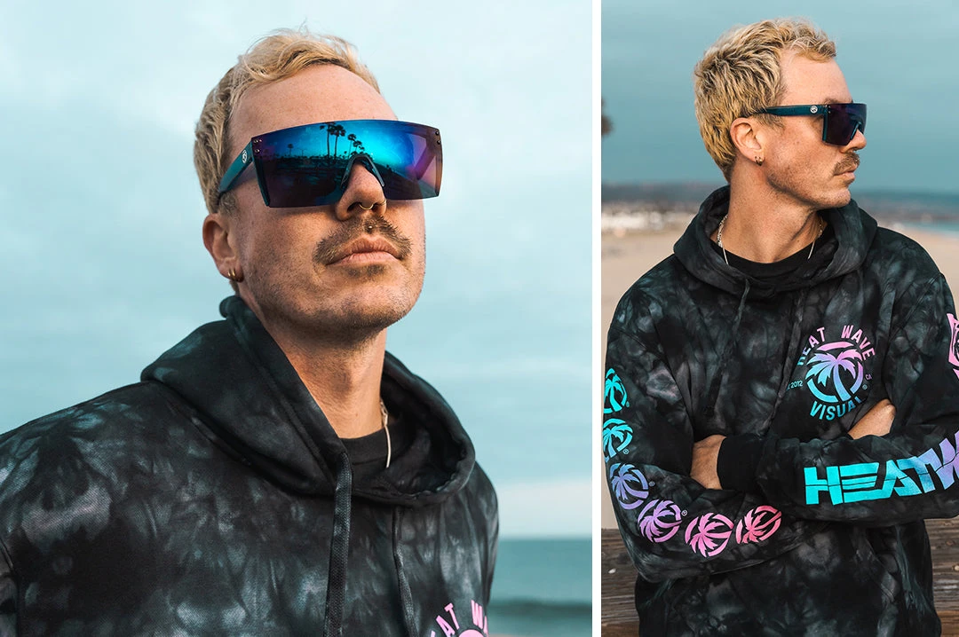 Lazer Face Sunglasses: Neon Blue Z87 3 Lazer Face Sunglasses: Neon Blue Z87 - Image 3