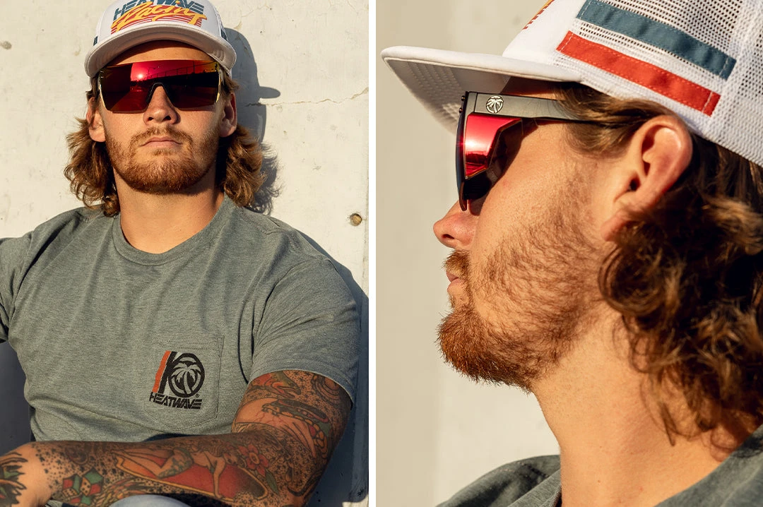 Performance Lazer Face Sunglasses: Red/Orange Z87+ 4 Performance Lazer Face Sunglasses: Red/Orange Z87+ - Image 4