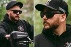 Performance Vise Sunglasses: Black Z87+ -Heat Wave Visual performance vise lifestyle