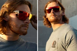 Performance Quatro Sunglasses: Red/Orange Z87+ -Heat Wave Visual quatro sunblast lifestyle