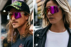 Future Tech Sunglasses: Vapor Clear Frame Spectrum Lens Z87+ -Heat Wave Visual spectrum clear 2