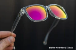 Apollo Sunglasses: Vapor Clear -Heat Wave Visual vaporapollotropic